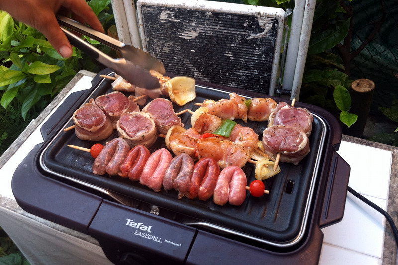 Barbecue grill in France