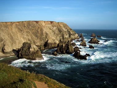 Bodega Head cliffs, looking southeast