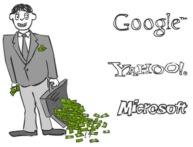 Screenshot from an anti-net neutrality flash movie funded by Big Telecom