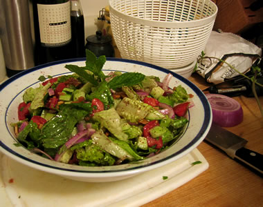 Fattoush salad