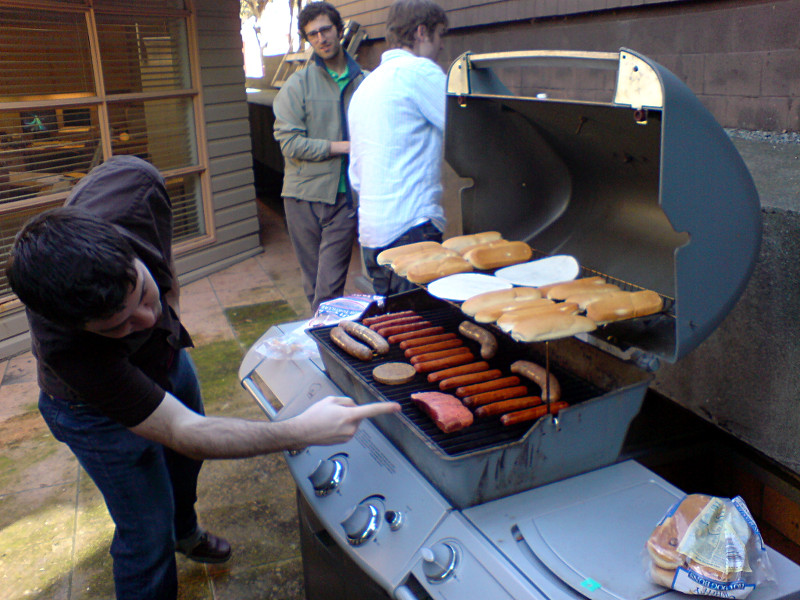 Grilling for lunch at Federated Media