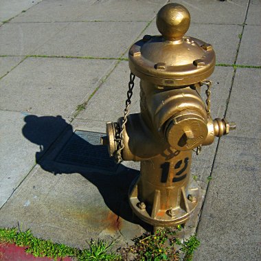 The golden fire hydrant that saved the Mission