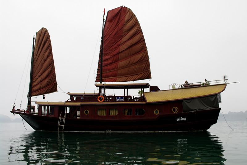The Prince III junk boat, part of the Indochina Junk family