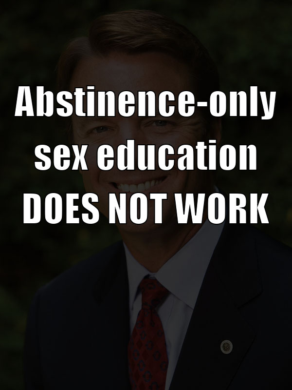 John Edwards: proof that abstinence-only sex education DOES NOT WORK
