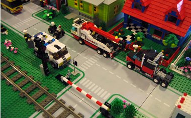 Maker Faire 2007: Lego Model Railroading