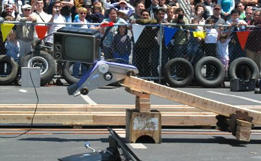 Maker Faire 2007: Power Tool Drag Race, jump of doom!!!
