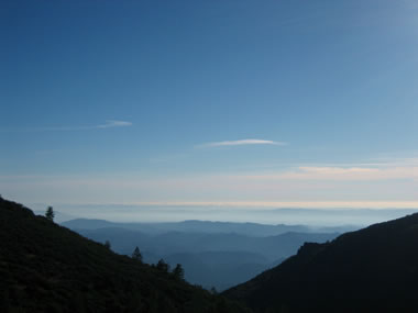 Mt. St. Helena dusky mountains
