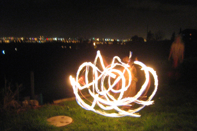 New Year's Eve Fire Dance by Kandice Korves of Holistic Hooping