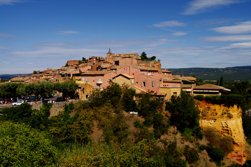Roussillon village, Vaucluse, France