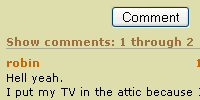 Show Comments link screenshot