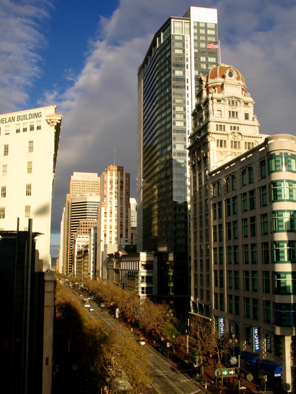 View from Sincerely's offices on Market Street in San Francisco