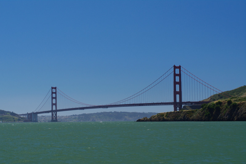 Approaching Golden Gate Bridge