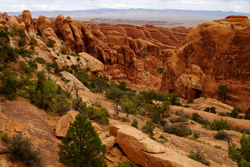 Devils Garden Primitive Loop landscape at Arches National Park