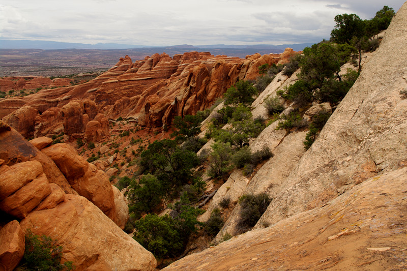 Devils Garden Primitive Loop landscape at Arches National Park