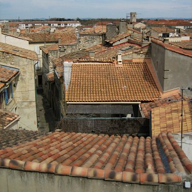 Arles' clay rooftops
