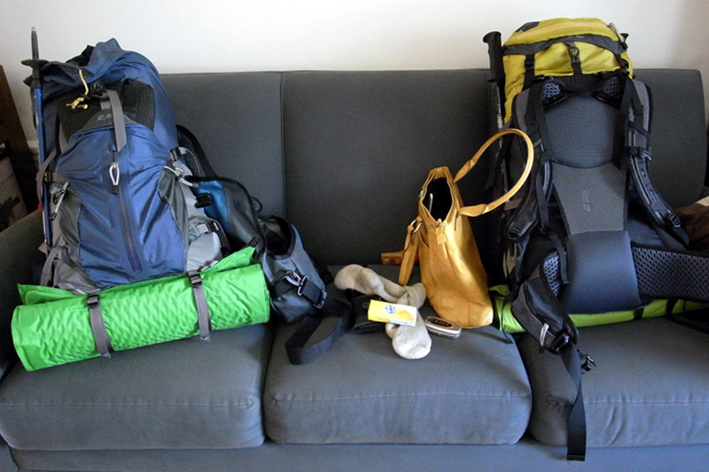 Backpacking packs