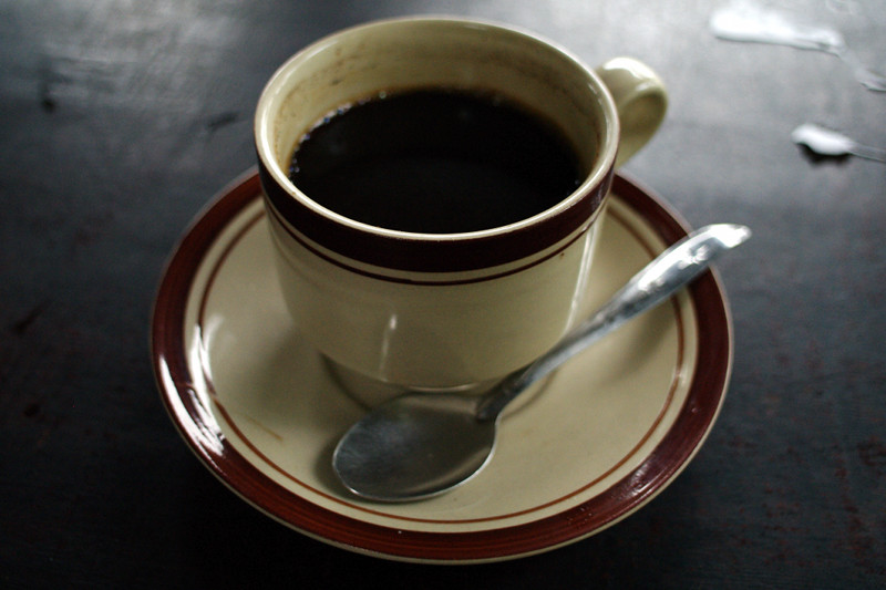 A hot cup of kopi luwak