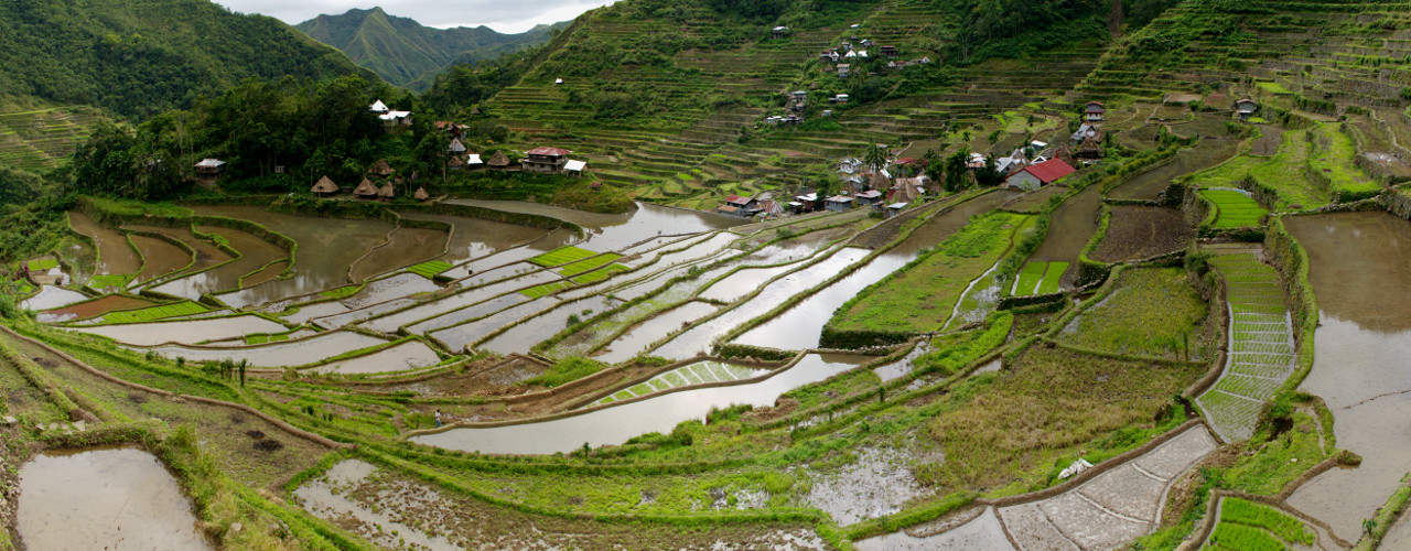 The world-famous Batad rice terrace amphitheater