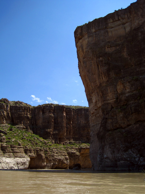 Santa Elena Canyon entrance on the Rio Grande