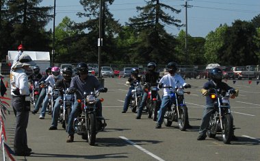 Bikes read to take off