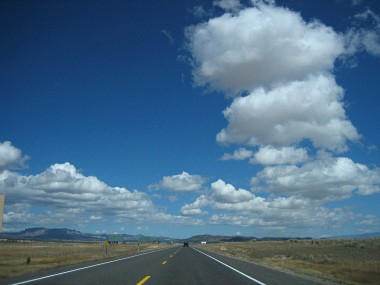 The road out of Bryce
