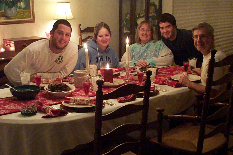 Christmas 2003 family photo