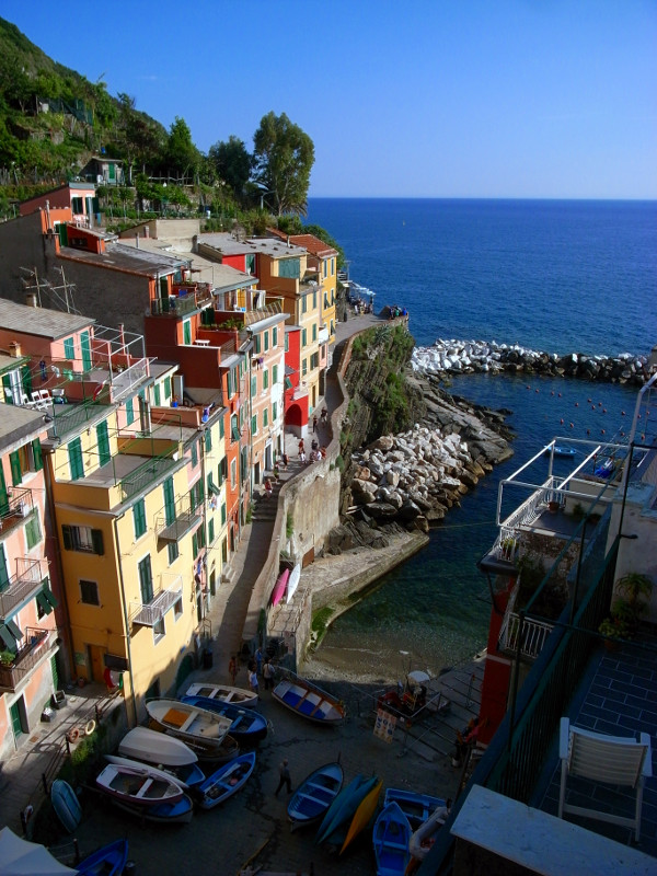 View from apartment in Riomaggiore