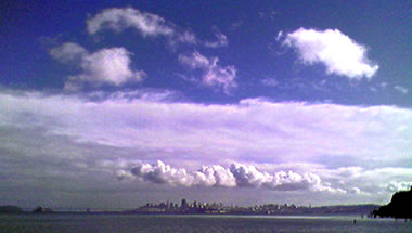 clouds over San Francisco