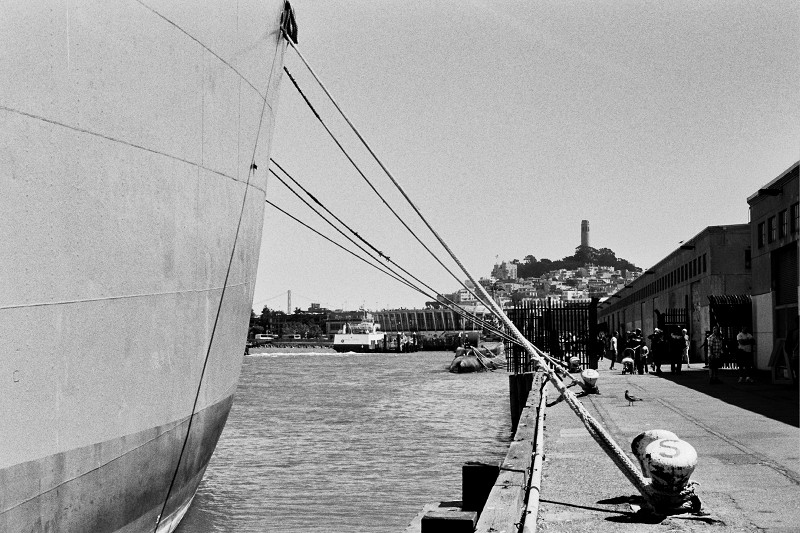 View of Coit Tower from Fisherman's Wharf