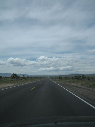 flat nevada desert