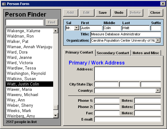 CRUUD State Transition Diagram: edit state