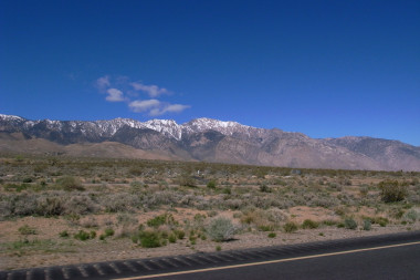 The east side of the Sierra Nevadas