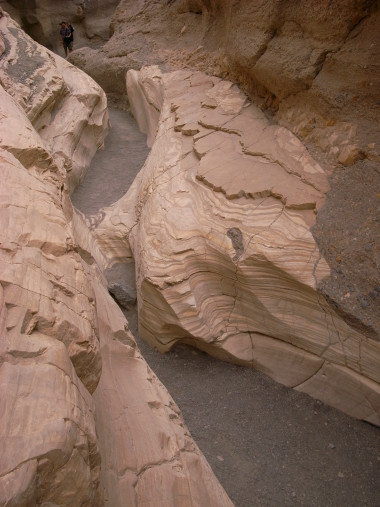 Carved out wash of Mosaic Canyon