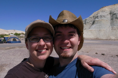 Stephanie and Justin at Texas Spring campground