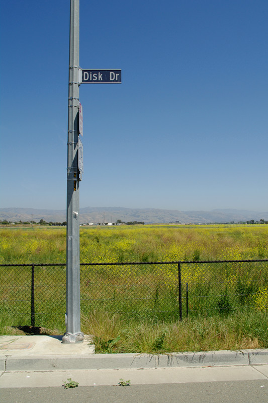 Street sign for Disk Drive, San Jose, CA