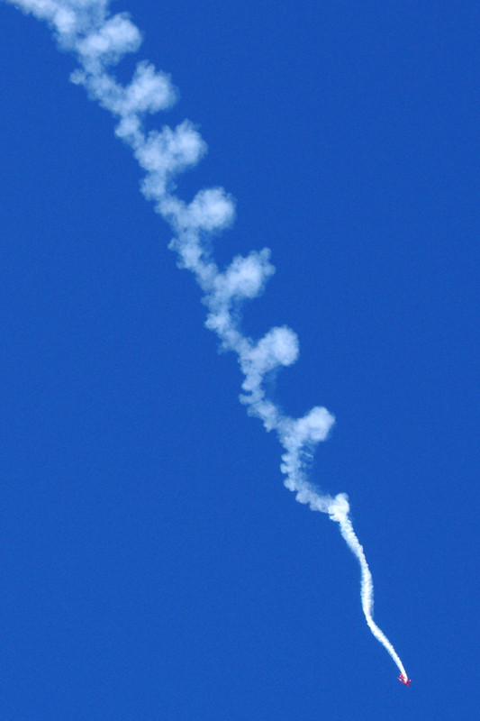 Oracle Challenger II bi-plane performing at the SF Fleet Week Airshow 2012