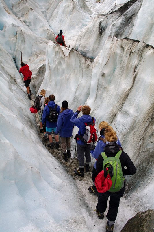 Hiking into Franz Josef Glacier