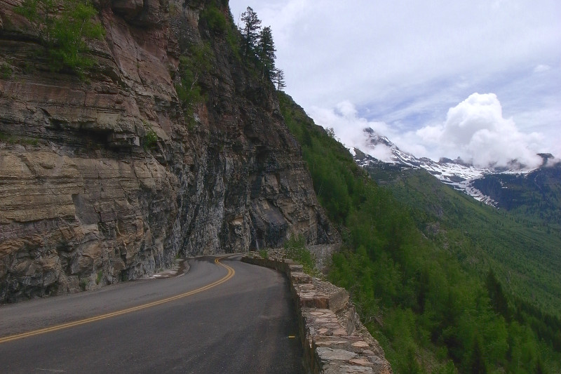 Going-to-the-Sun Road in Glacier National Park