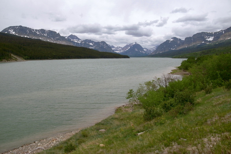 Lake Sherburne in Glacier National Park