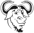 GNU logo bold