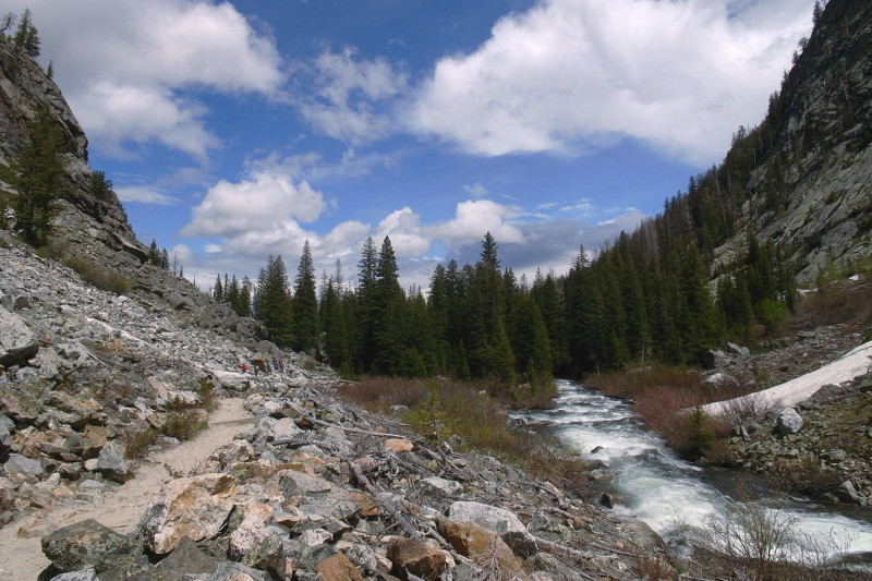 Cascade Canyon in Grand Teton National Park