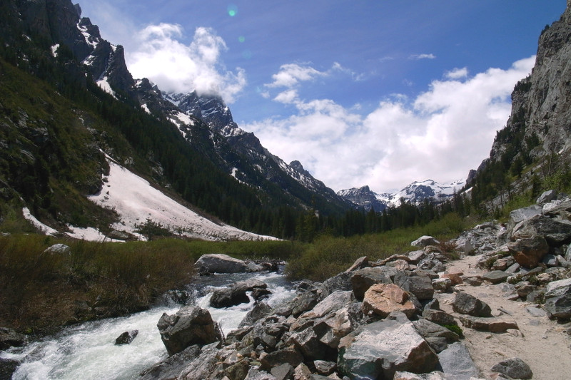 Cascade Canyon in Grand Teton National Park