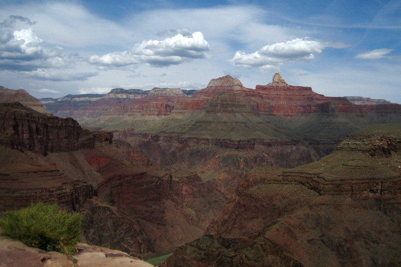 view from plateau point at the grand canyon