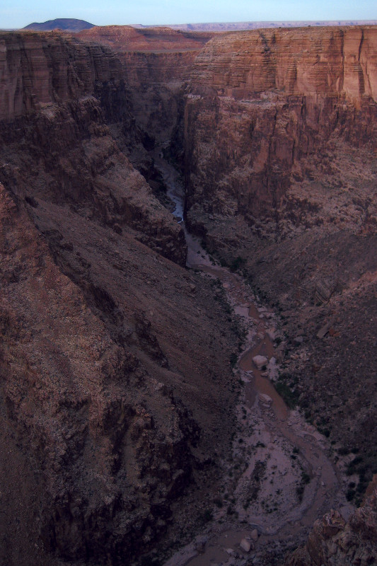 scenic overlook approacking the 'grand' canyon