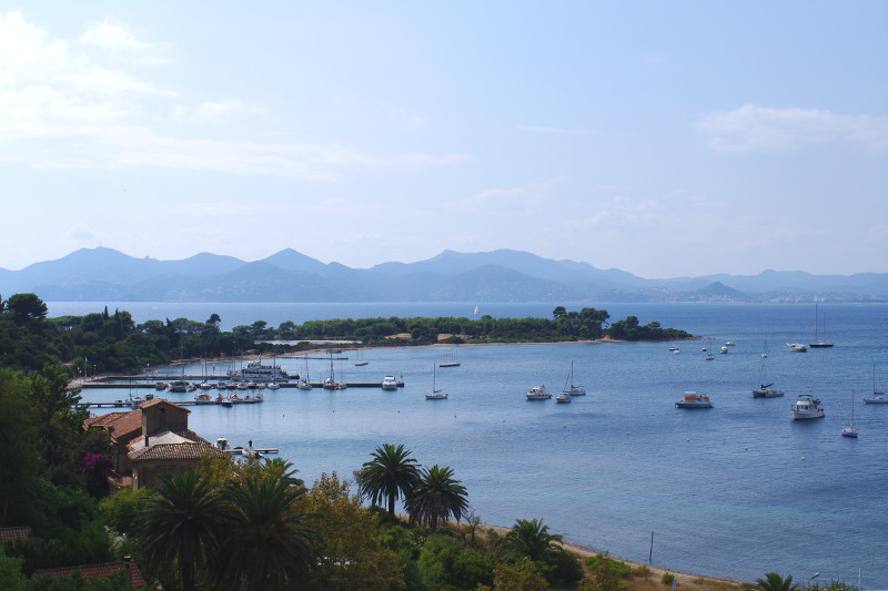 View from the fort towards the Esterel