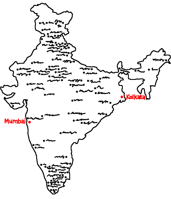india map all cities