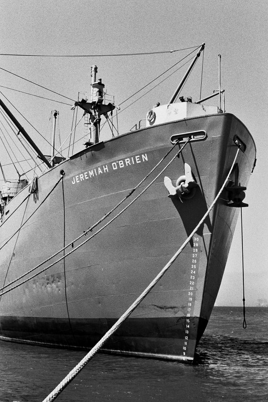 Bow of the Liberty Ship Jeremiah O'Brien