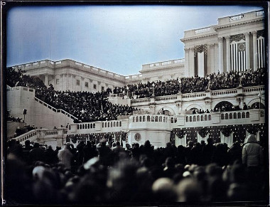 Jerry Spagnoli's daguerreotype of the inauguration of Barack Obama