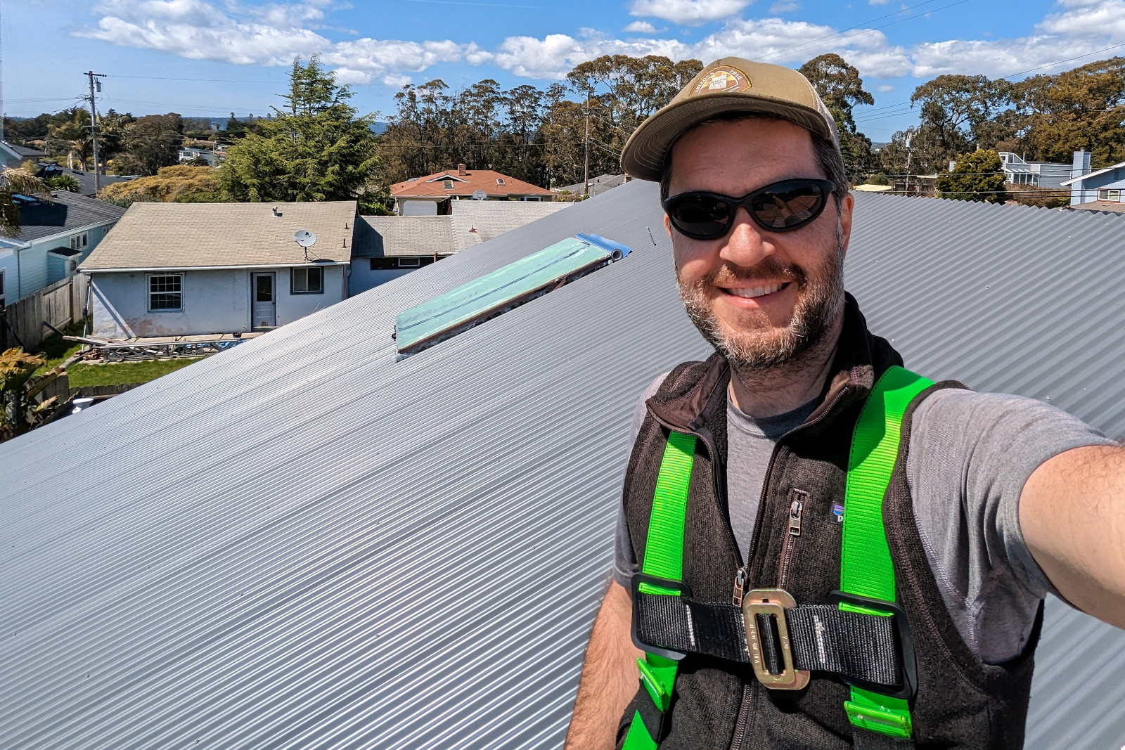 Justin as a roofer