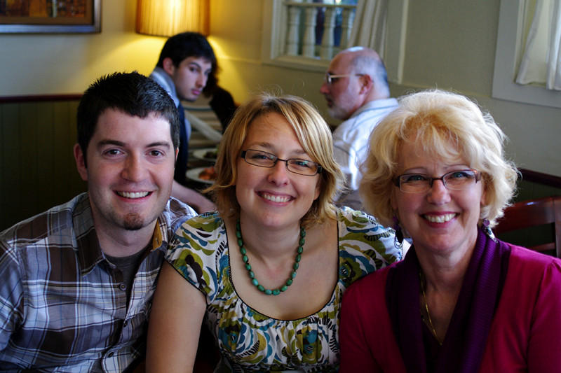 Justin, Stephanie, and Chris at Olea